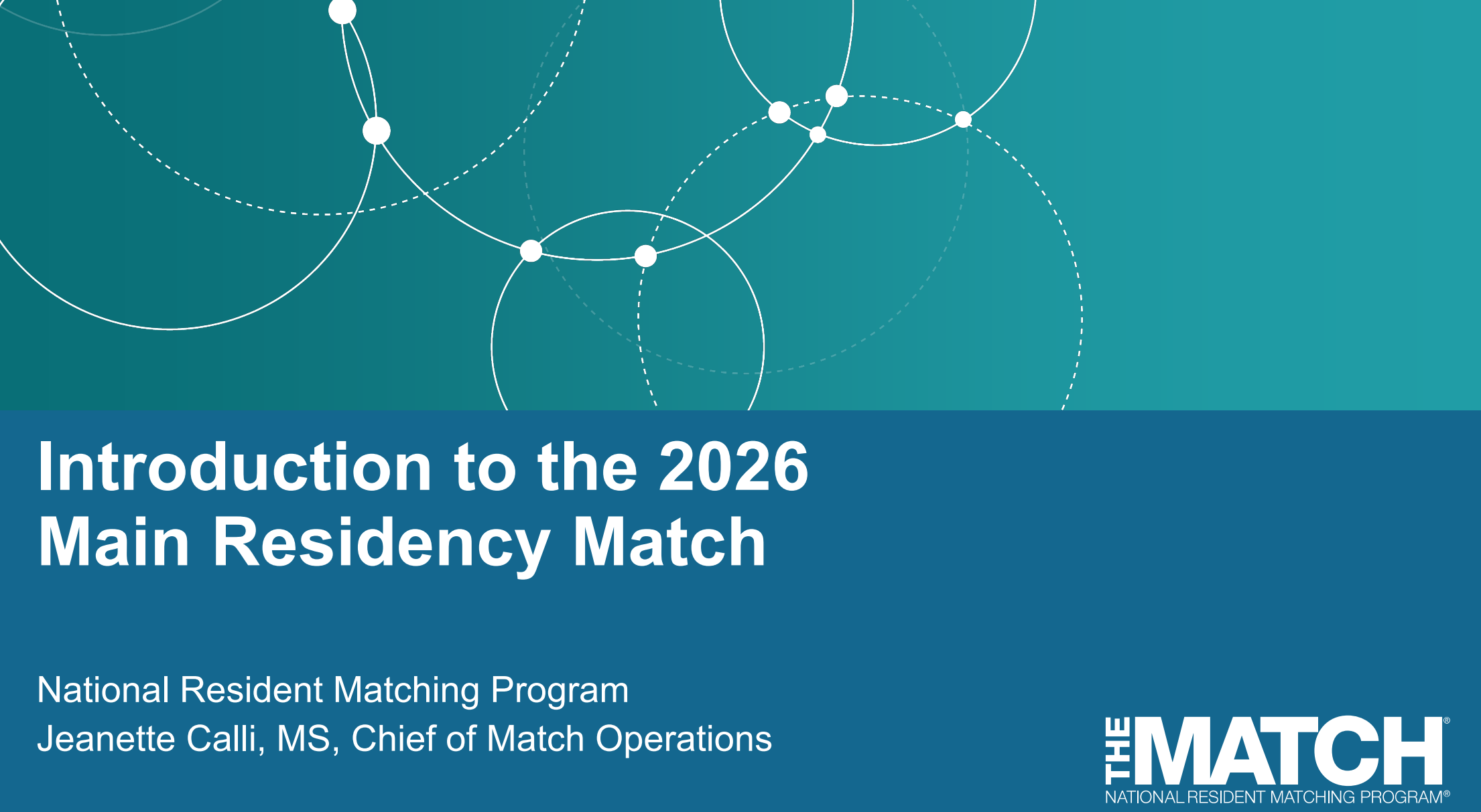 Applicant Webinar: Introduction to the 2026 Main Residency Match
