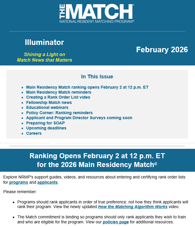 February 2026 Illuminator Newsletter