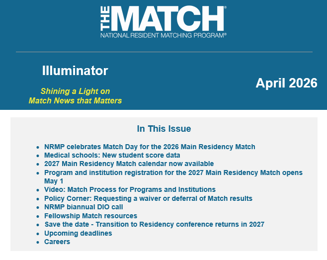 April 2026 Illuminator Newsletter